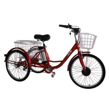 Электровелосипед GreenCamel Трайк-24 V3 (R24 350W 48V12Ah) 7 скор красный